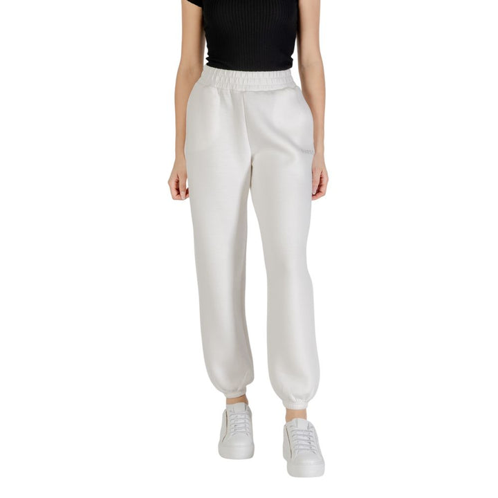Guess Active Cream Viscose Joggers (workout Pants)