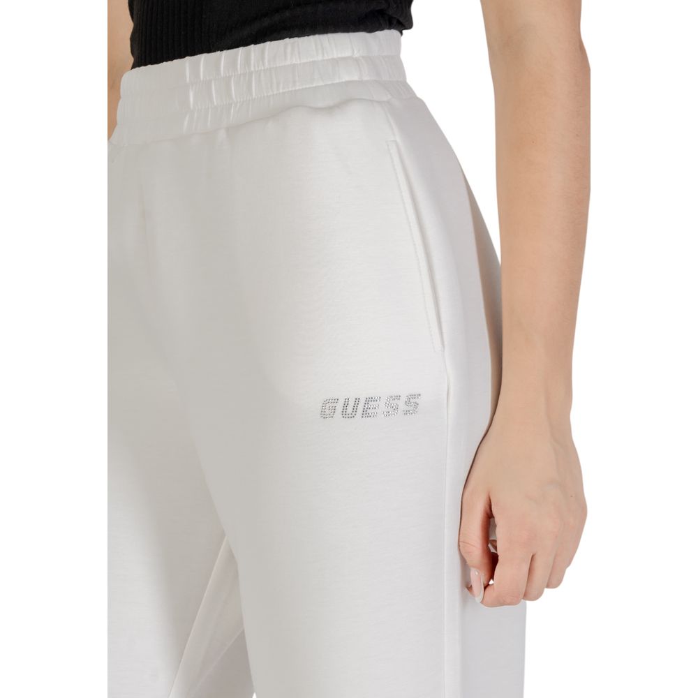 Guess Active Cream Viscose Joggers (workout Pants)