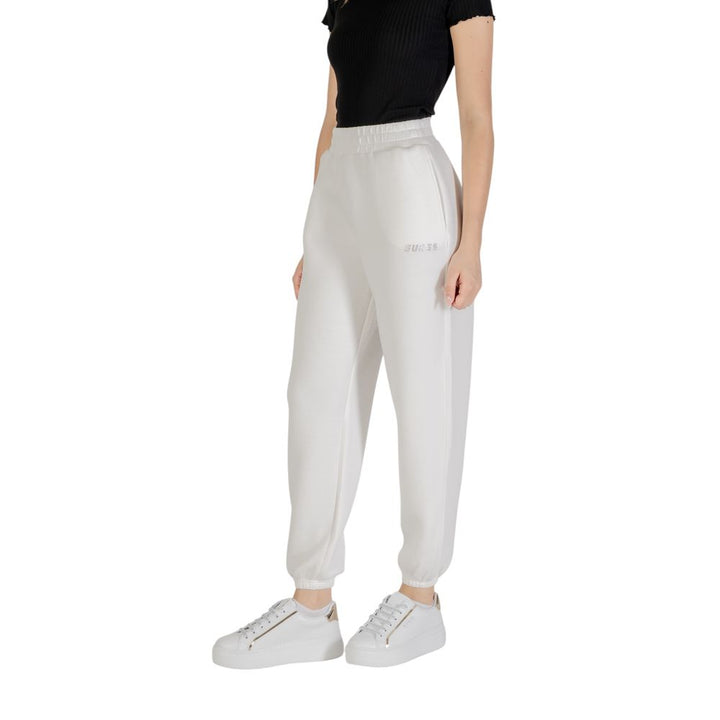Guess Active Cream Viscose Joggers (workout Pants)