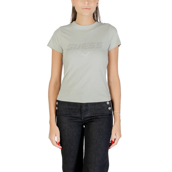 Guess Active Green Cotton T-Shirt