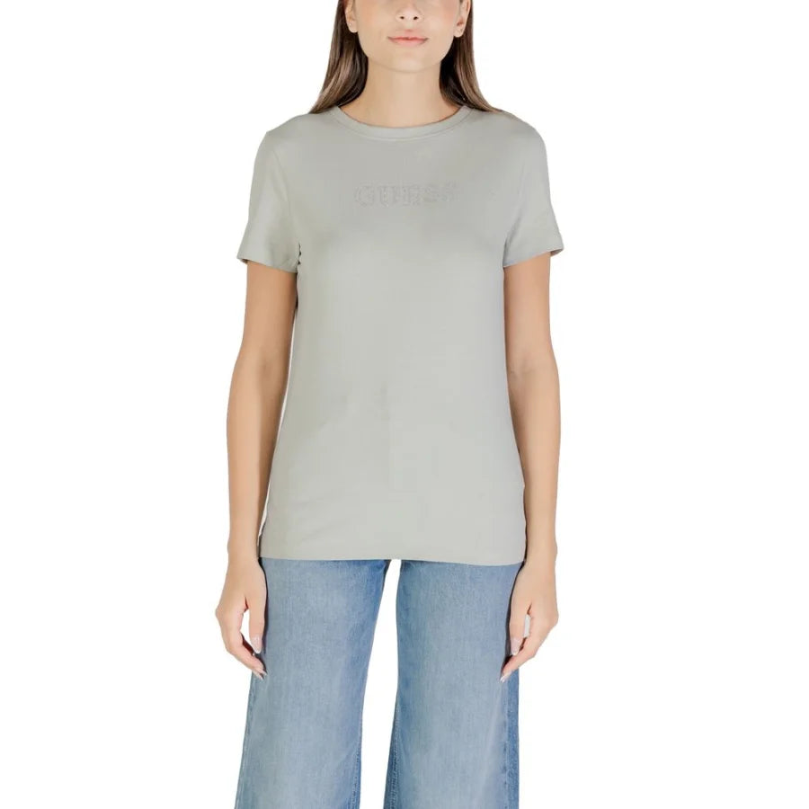 Guess Active Green Cotton T-Shirt