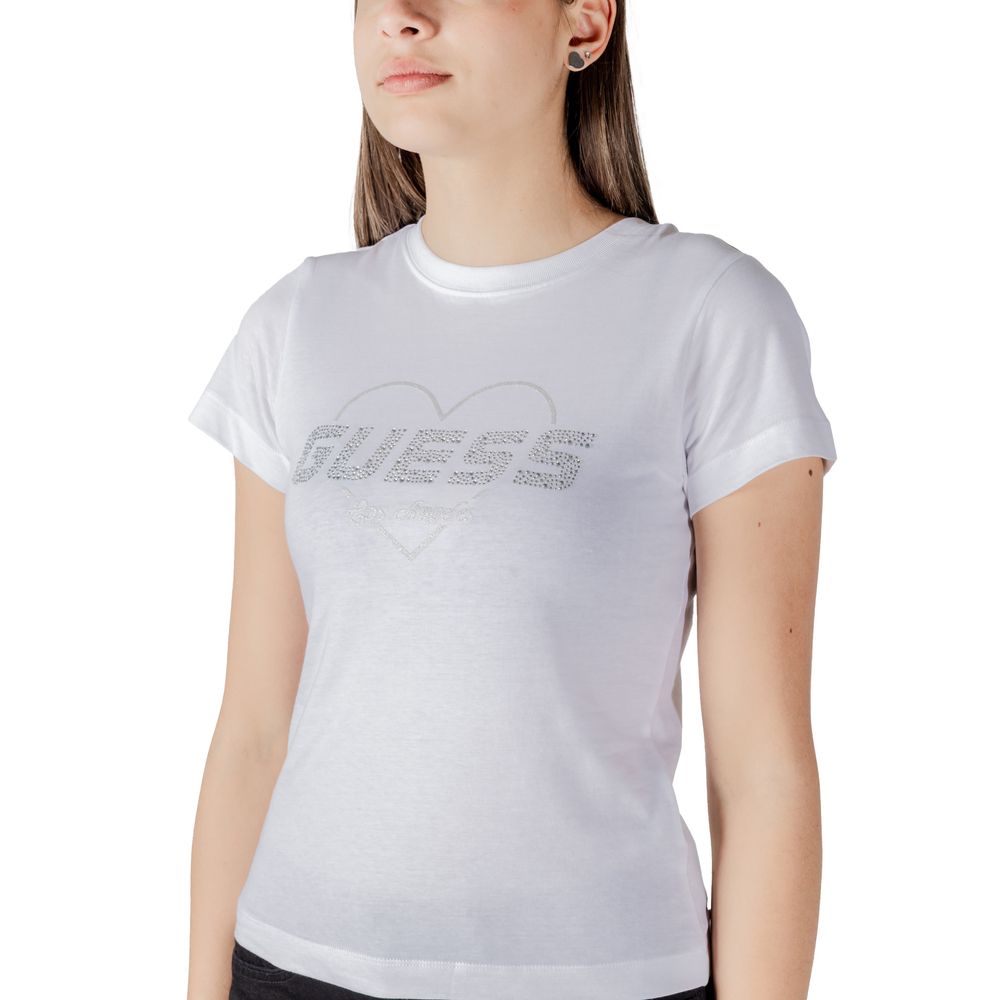 Guess Active - White Cotton T-Shirt