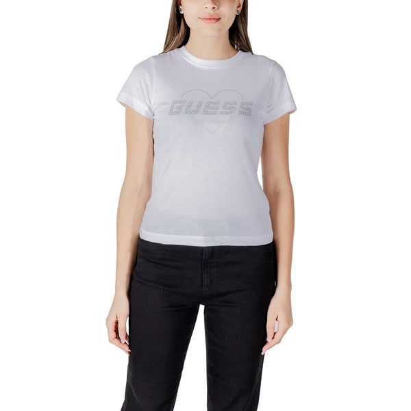 Guess Active - White Cotton T-Shirt