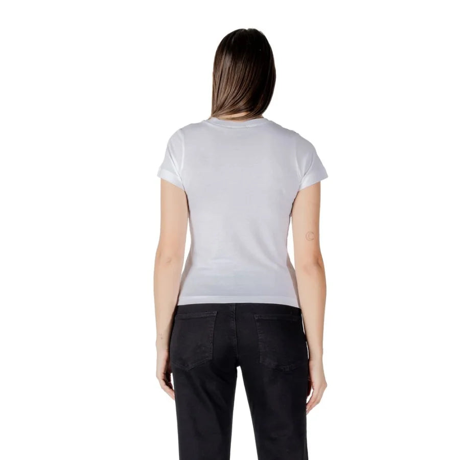Guess Active White Cotton T-Shirt