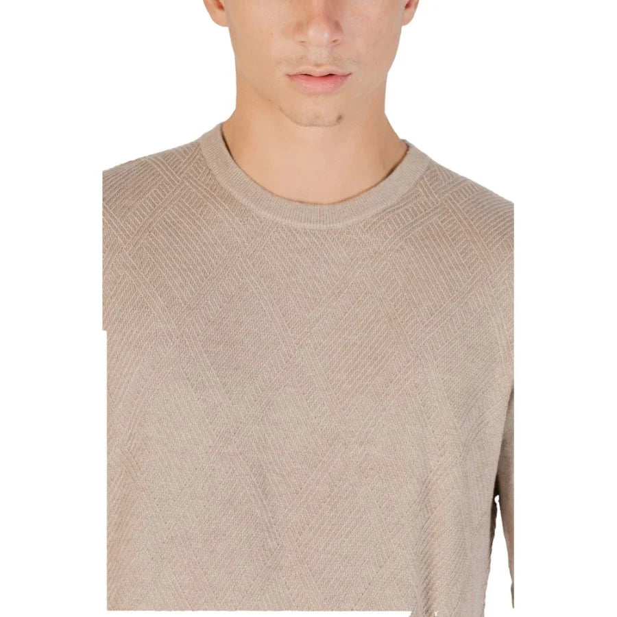 Guess Beige Polyacrylic Sweatshirt