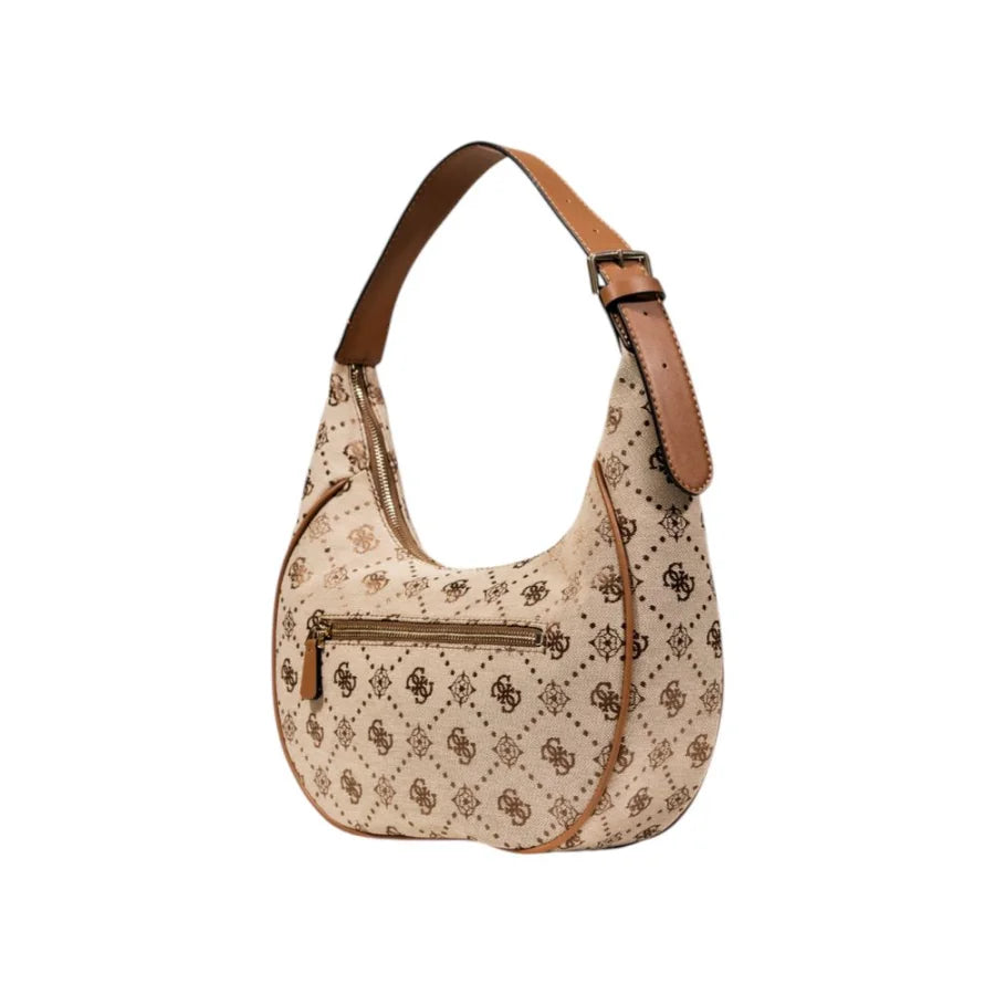 Guess Beige Polyester Handbag