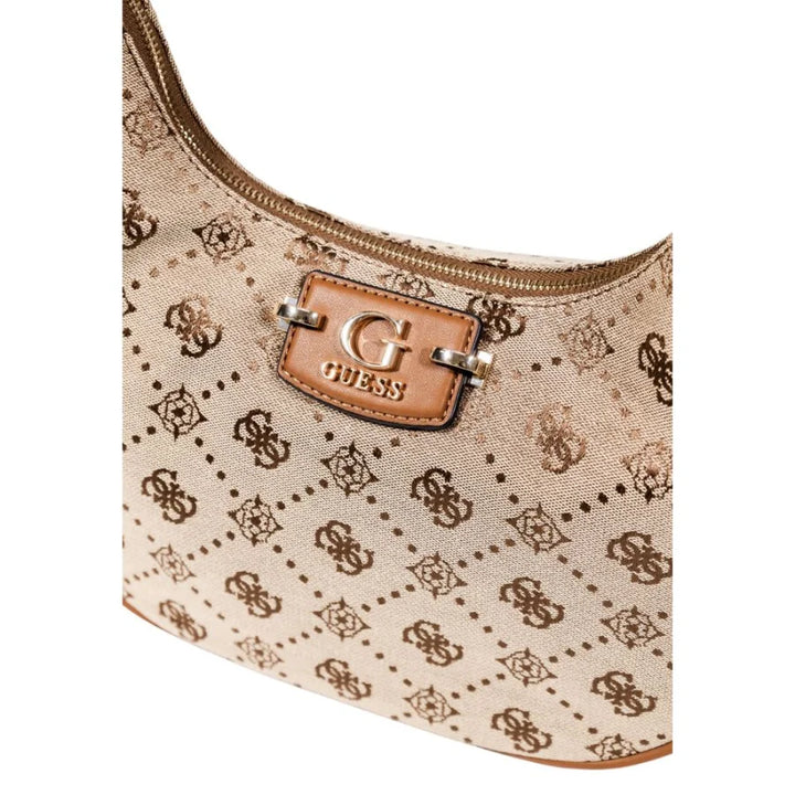 Guess Beige Polyester Handbag