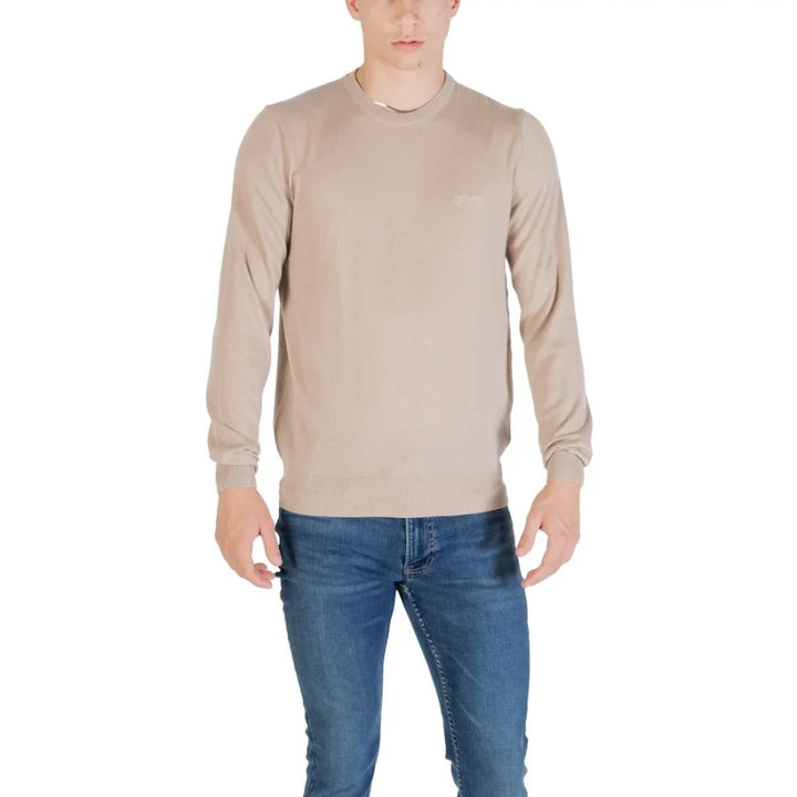 Guess Beige Polyester Sweatshirt