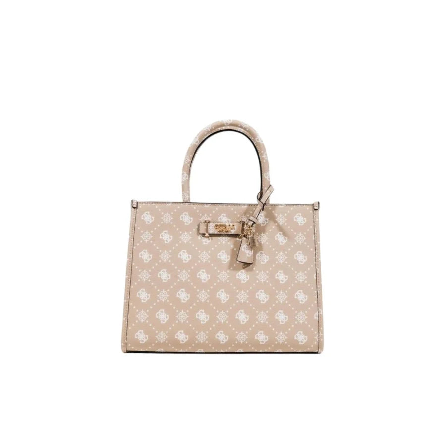 Guess Beige Polyethylene Handbag