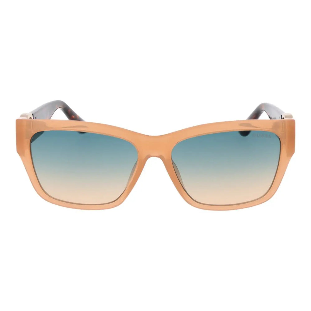 Guess Beige Stainless Steel Sunglasses