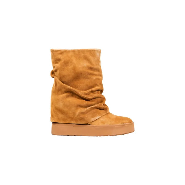 Guess Beige Suede Leather Ankle Boots