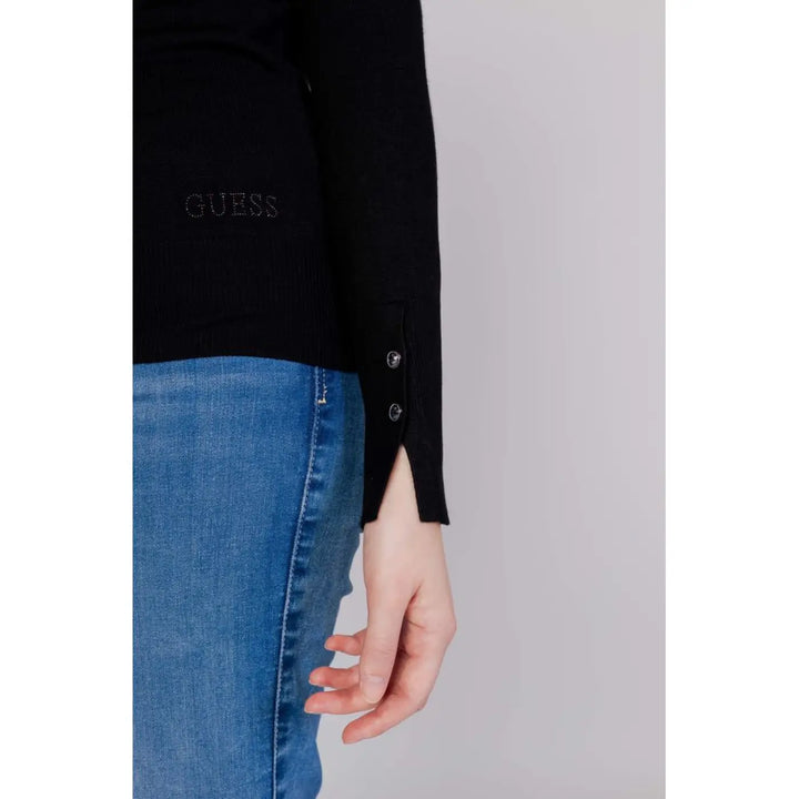 Guess Black Cotton Sweatshirt