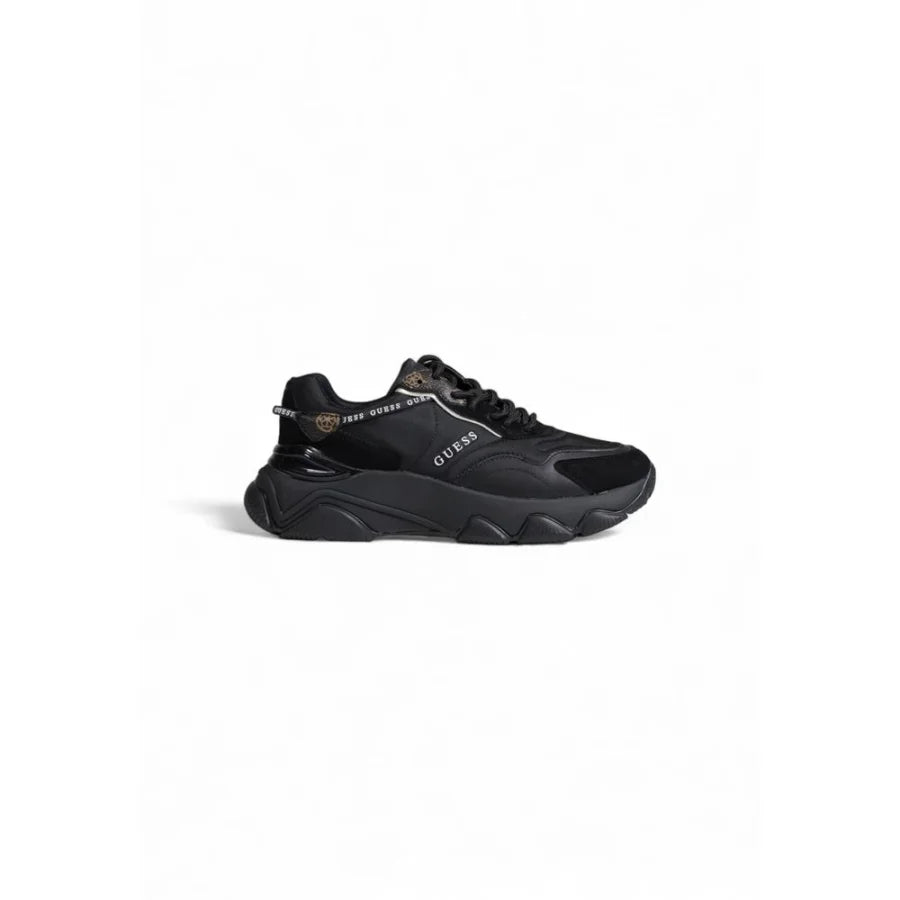 Guess Black Polyethylene Chunky Sneakers