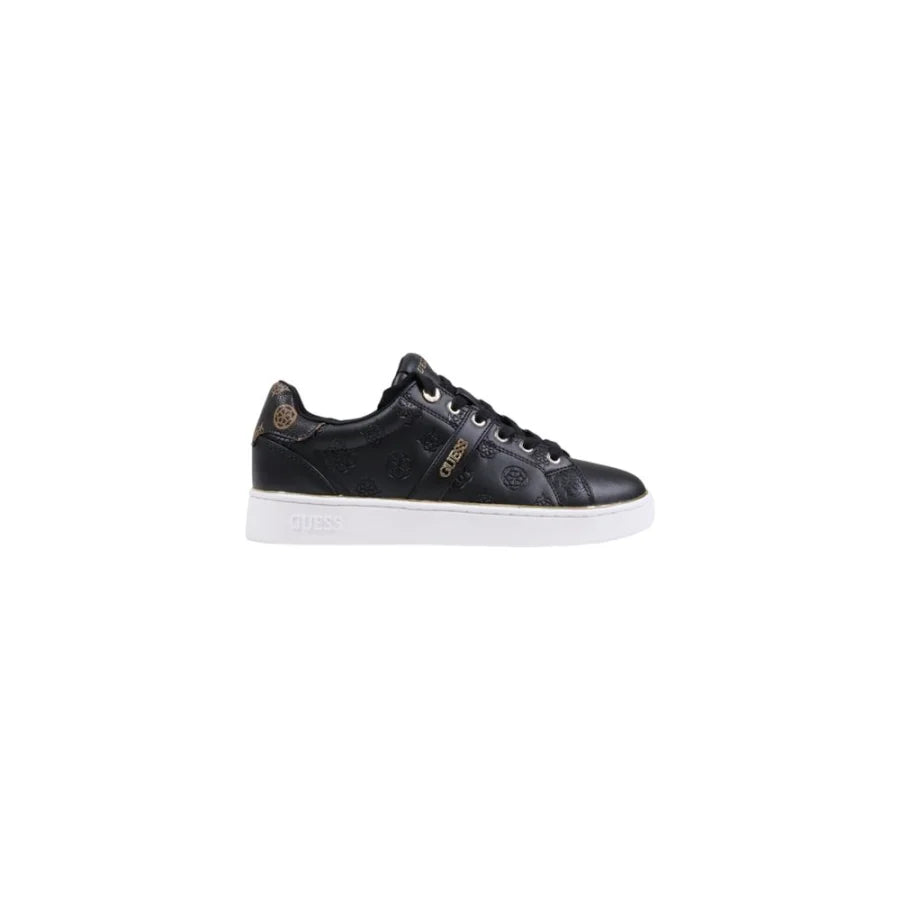 Guess Black Polyethylene Low Top Sneakers