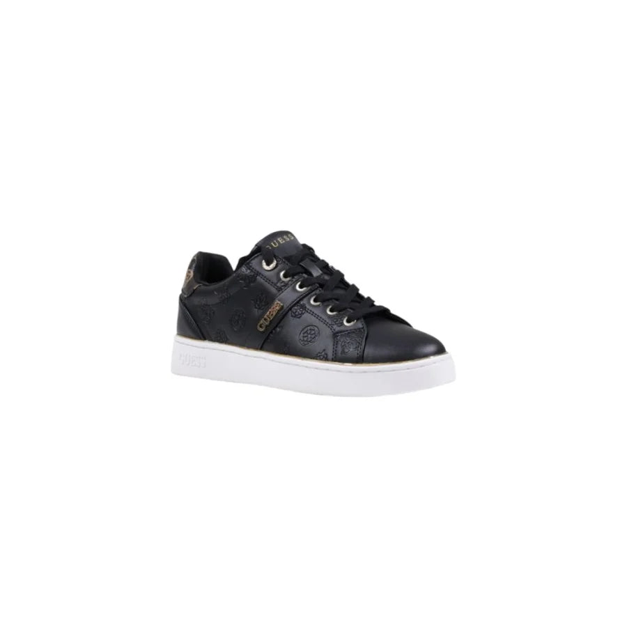 Guess Black Polyethylene Low Top Sneakers