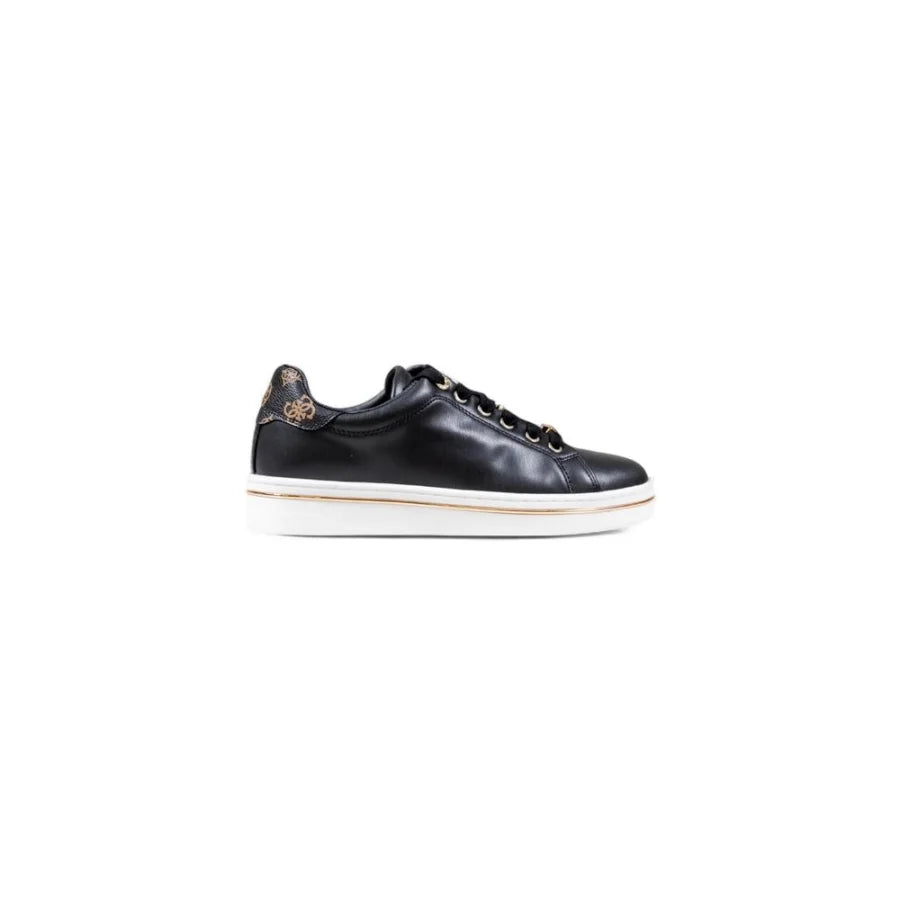 Guess Black Polyethylene Low Top Sneakers