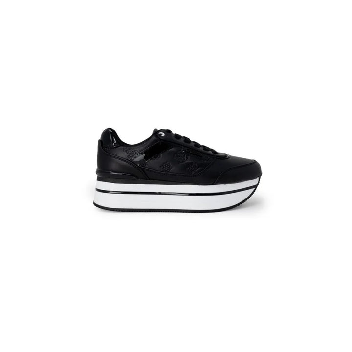 Guess Black Polyethylene Platform Sneakers