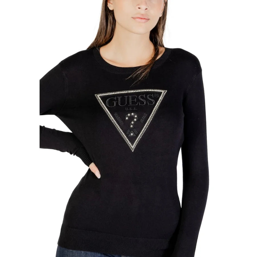 Guess Black Viscose Sweatshirt