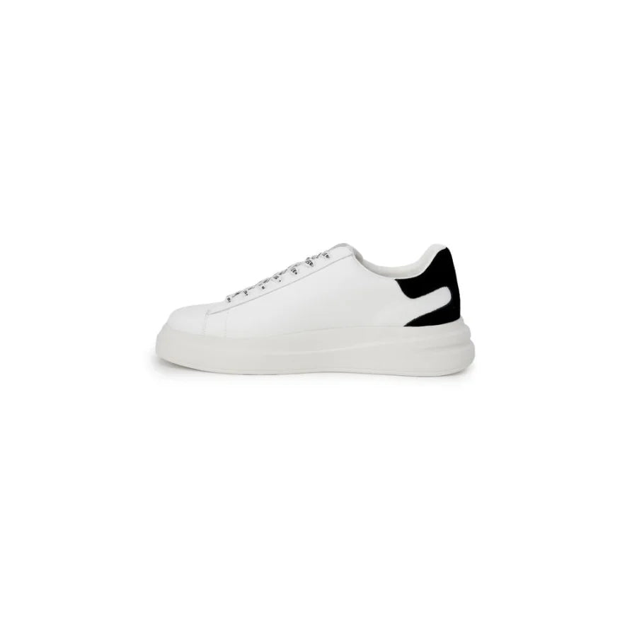 Guess Black And White Polyethylene Low Top Sneakers