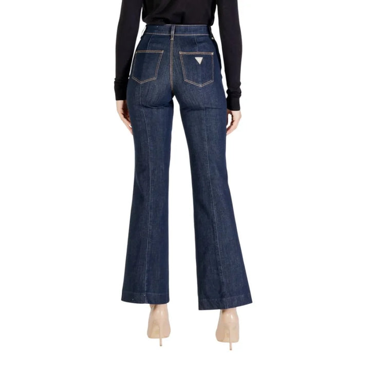 Guess Blue Cotton Bootcut Jeans