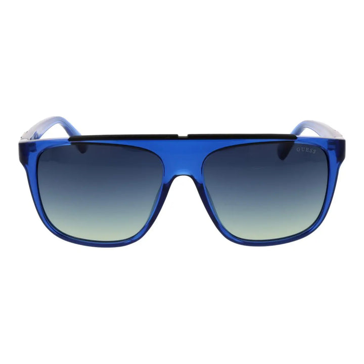 Guess Blue Stainless Steel Sunglasses