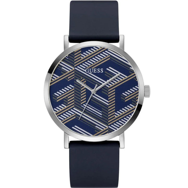 Guess Blue Synthetic Dress Watch