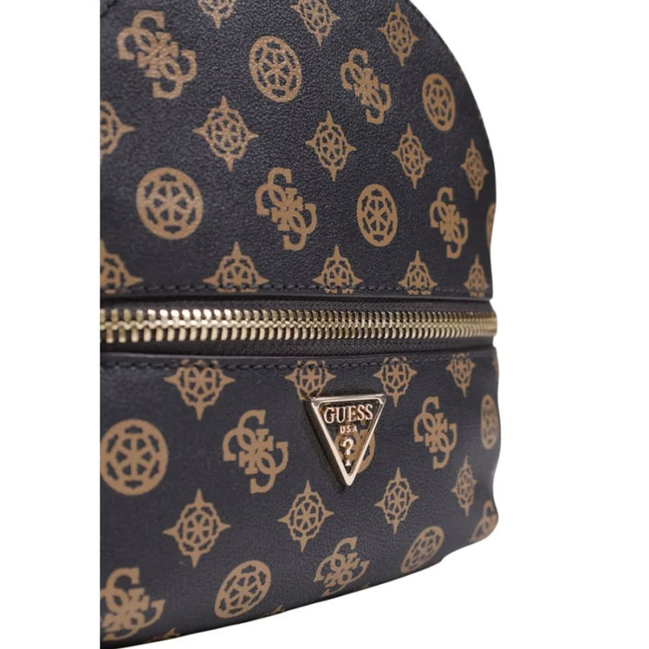 Guess Brown Polyethylene Backpack