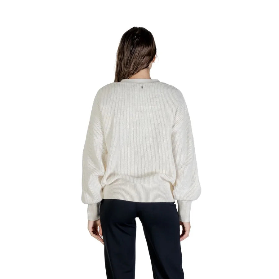 Guess Cream Cotton Cardigan