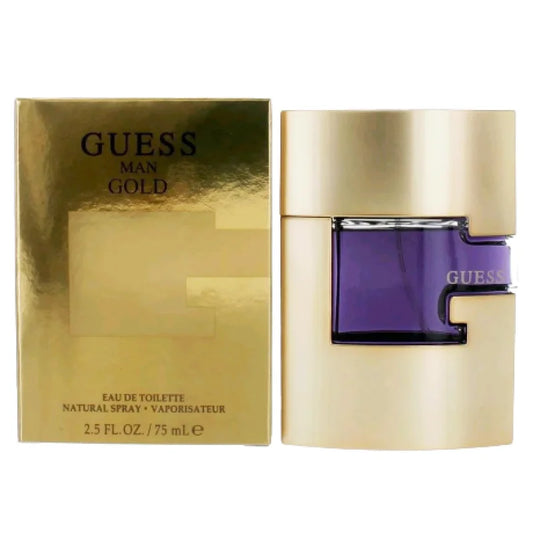 Guess Gold Eau Spicy Ginger Lavender Perfume With Amber Musk Men’s Cologne