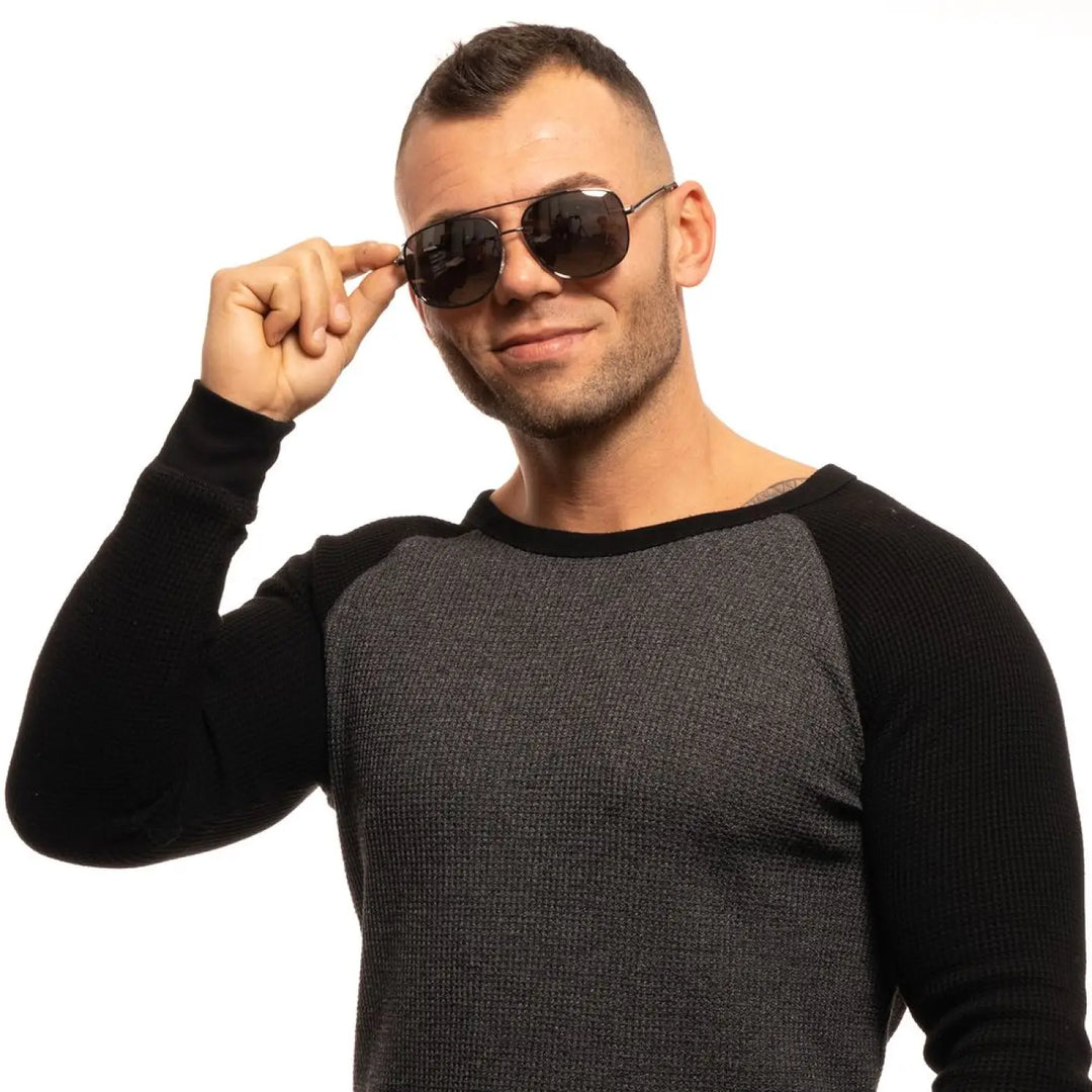 Guess Gray Metal Sunglasses