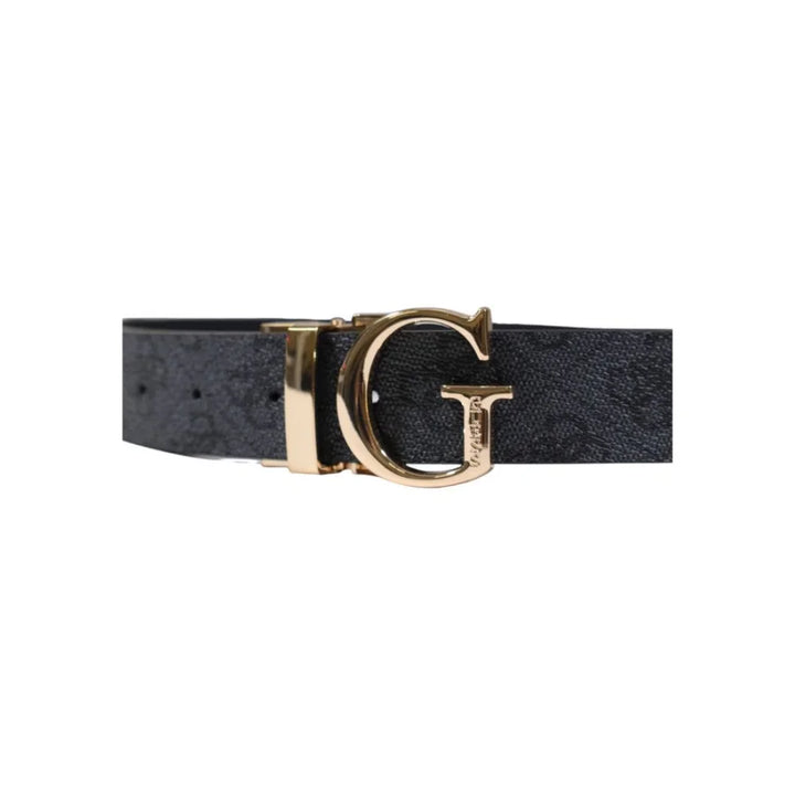 Guess Gray Polyester Thin Belt