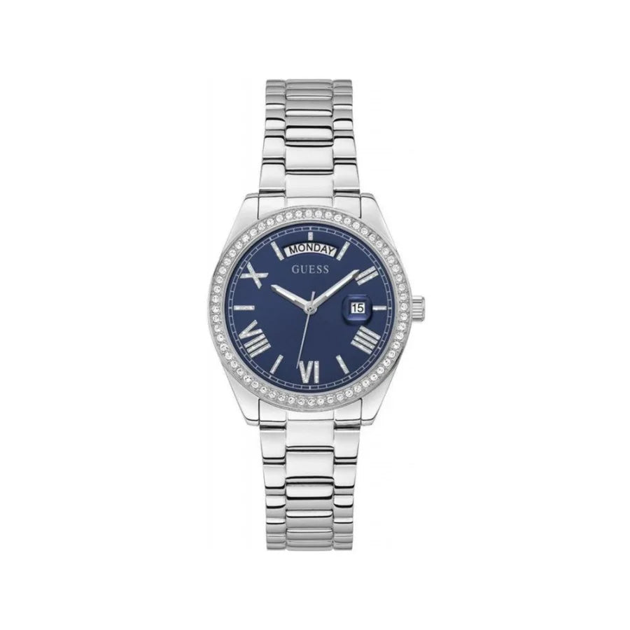 Guess Gray Stainless Steel Dress Watch