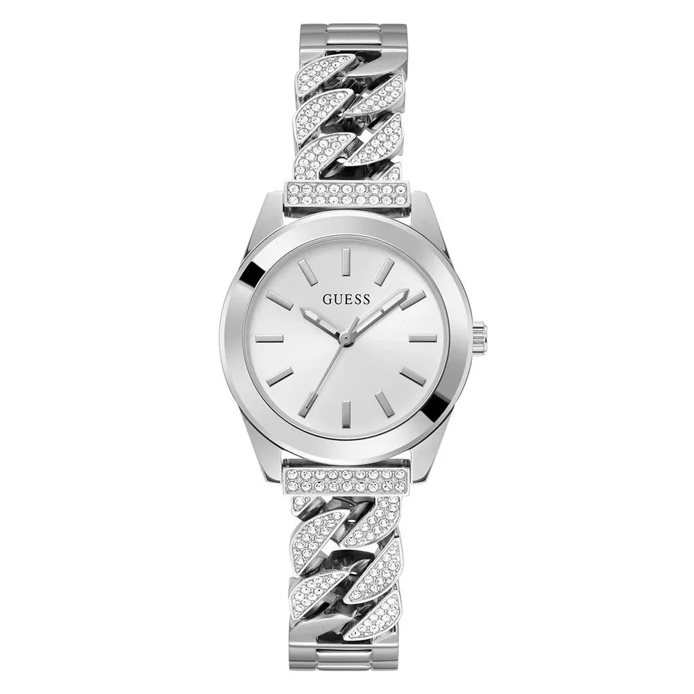 Guess Gray Stainless Steel Dress Watch