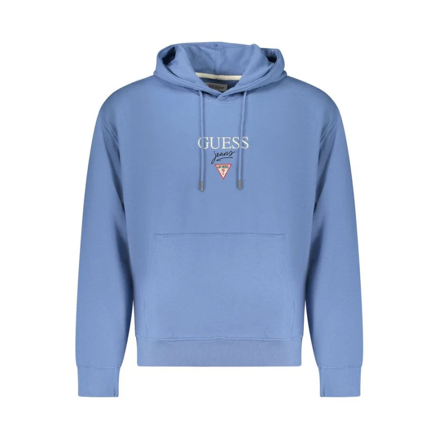 Guess Jeans Azzurro Cotton Men Sweatshirt