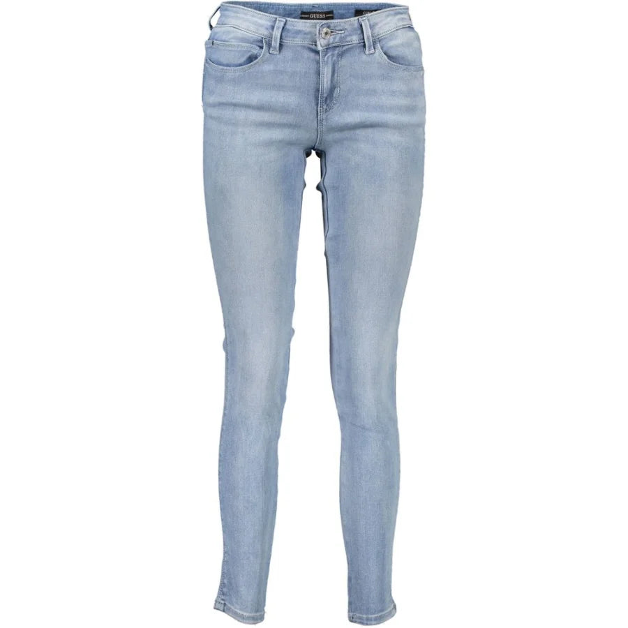 Guess Jeans Azzurro Cotton Women