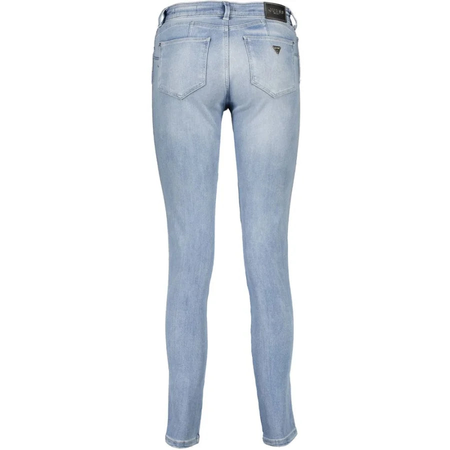 Guess Jeans Azzurro Cotton Women