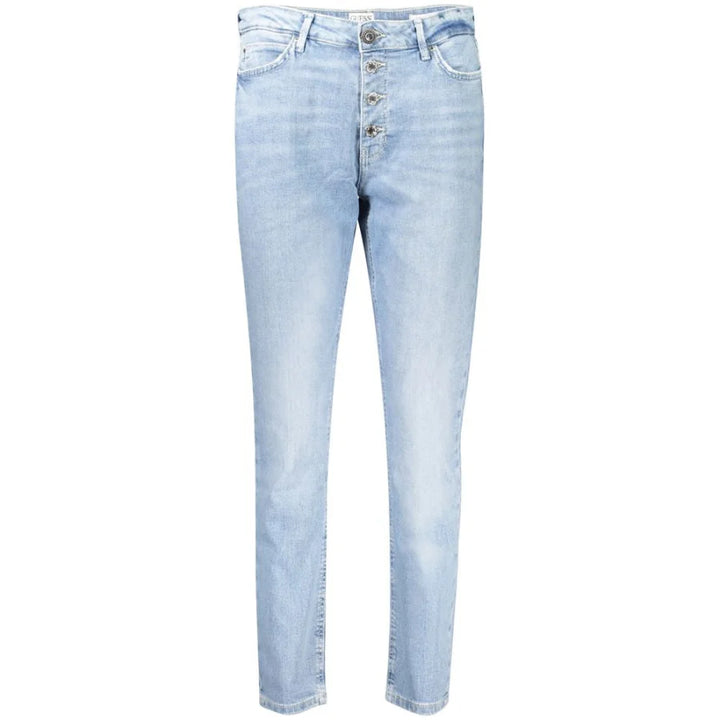 Guess Jeans Azzurro Cotton Women