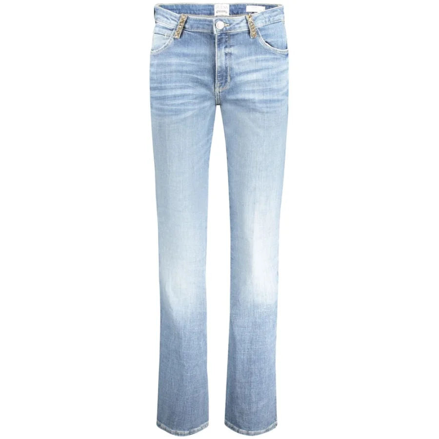 Guess Jeans Azzurro Recycled Cotton Women’s Straight Jean
