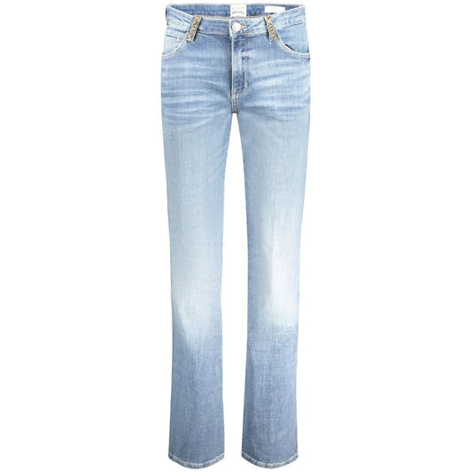 Guess Jeans Azzurro Recycled Cotton Women’s Straight Jean