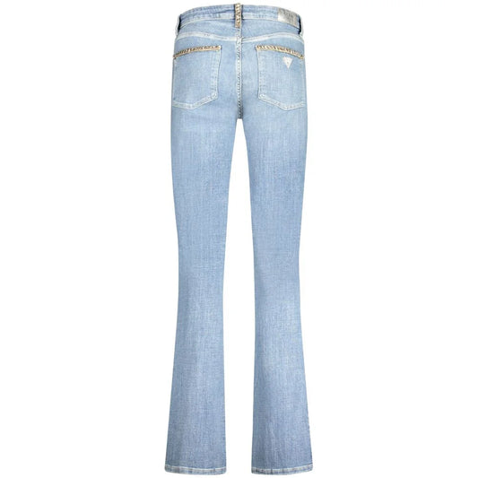 Guess Jeans Azzurro Recycled Cotton Women’s Straight Jean