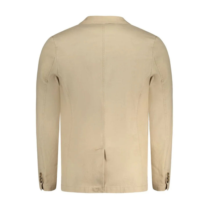 Guess Jeans Beige Cotton Men’s Jacket