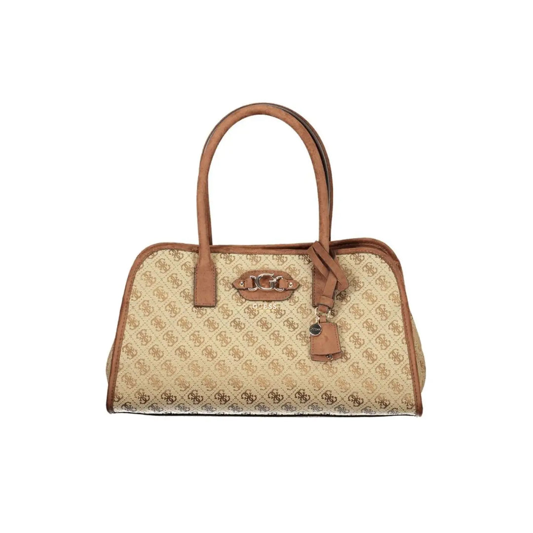Guess Jeans Beige Fabric Women’s Bag