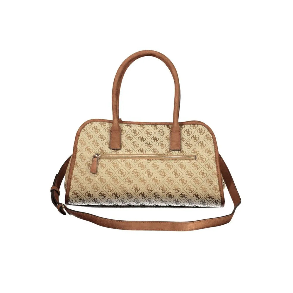 Guess Jeans Beige Fabric Women’s Bag