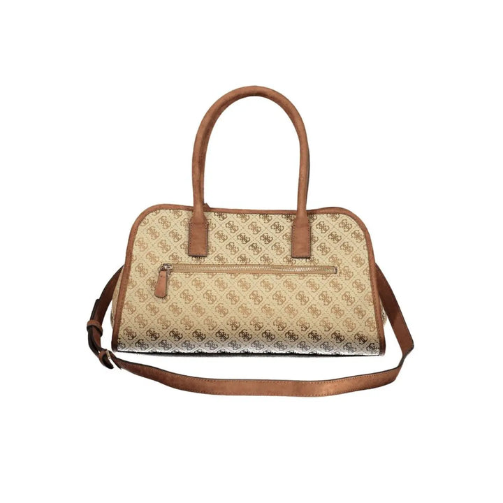 Guess Jeans Beige Fabric Women’s Bag