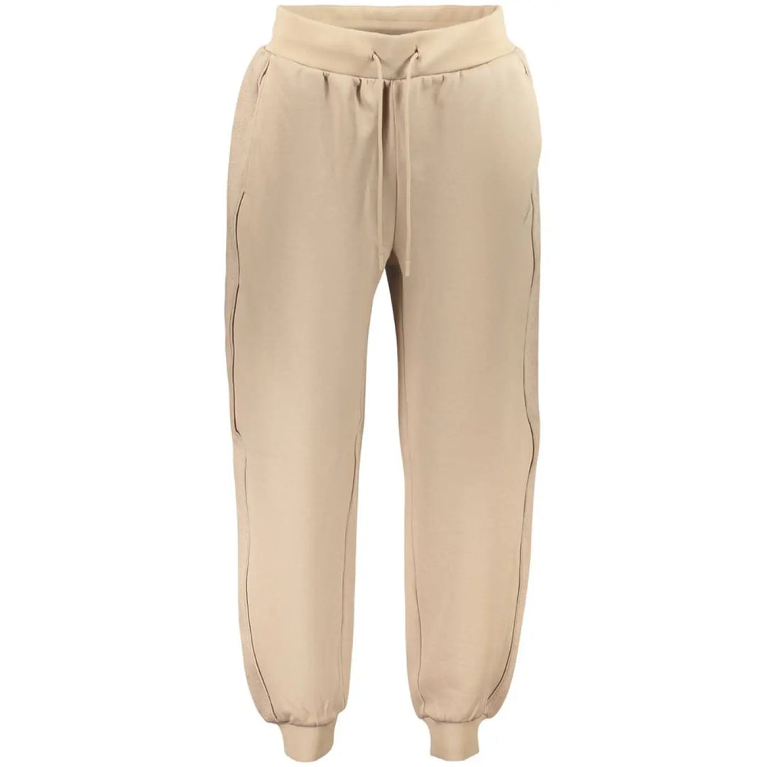 Guess Jeans Beige Lyocell Womens Trousers