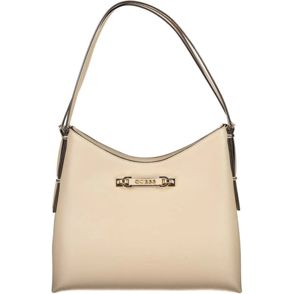 Guess Jeans - Beige Poliuretano Women Handbag