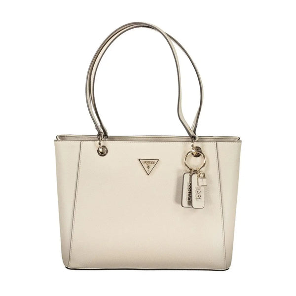 Guess Jeans - Beige Poliuretano Women Handbag