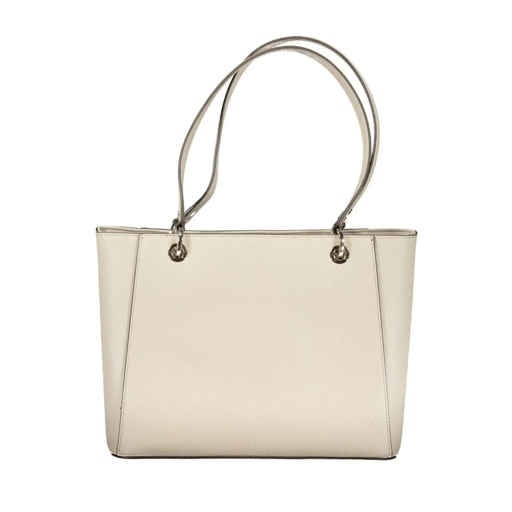 Guess Jeans - Beige Poliuretano Women Handbag