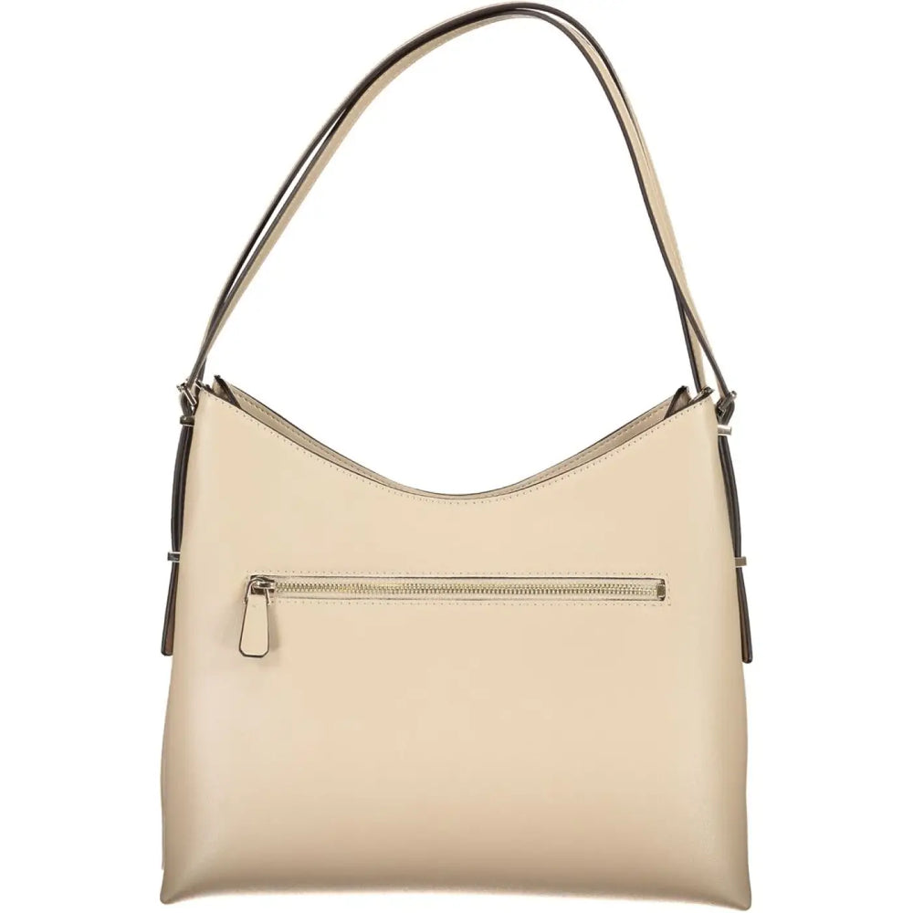 Guess Jeans - Beige Poliuretano Women Handbag