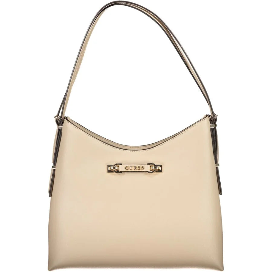 Guess Jeans Beige Poliuretano Women Handbag